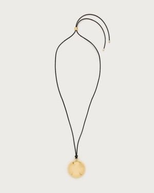 J.Crew Mirror Compact Pendant Necklace - Natural
