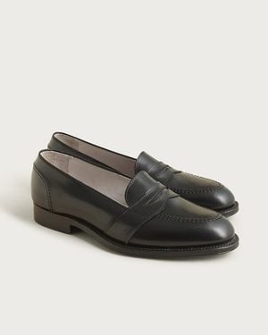 J.Crew Aldenâ For Full-Strap Slip-On Penny Loafers - Black