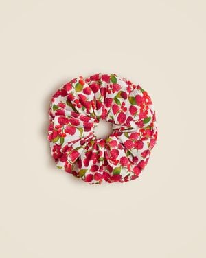 J.Crew Oversized Printed Scrunchie - Pink