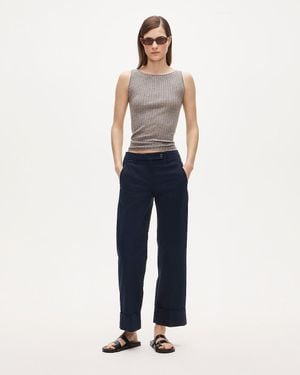 J.Crew Tall Cuffed Chino Pant - Blue