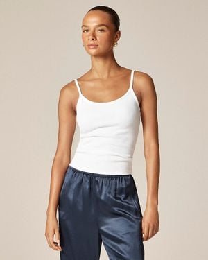 J.Crew Perfect Rib Slim-Fit Camisole - Blue
