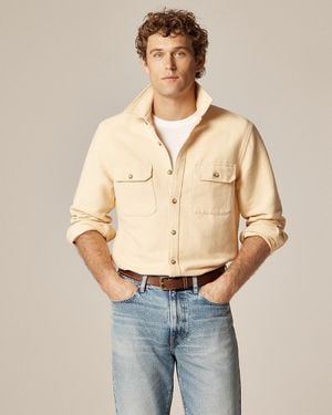 J.Crew Heavyweight Chamois Workshirt - Natural