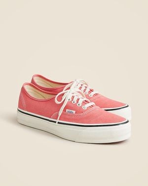 J.Crew Vans Premium Authentic Sneakers - Pink