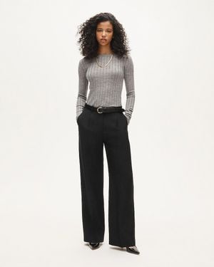 J.Crew Essential Wide-Leg Pant - Black