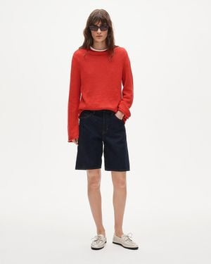 J.Crew Denim Bermuda Short - Red