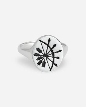 J.Crew Talon Jewelry Zodiac Signet Ring - White
