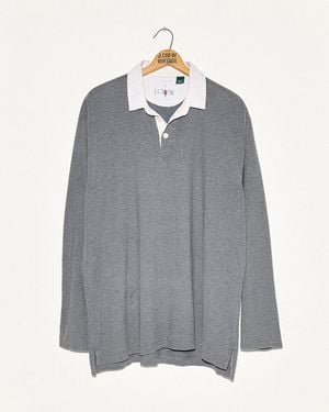 J.Crew Vintage '90S Rugby Shirt Size Xxl - Gray