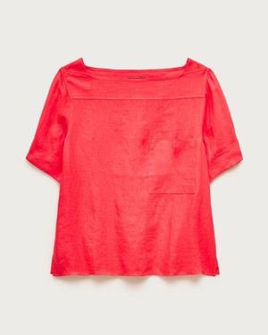 J.Crew Boatneck Tee - Red