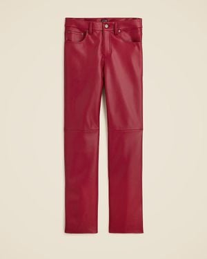J.Crew Nipped Straight Pant - Red