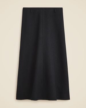 J.Crew A-Line Midi Skirt - Black