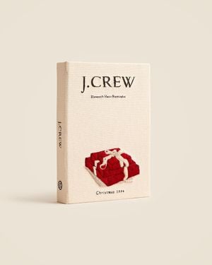 J.Crew Olympia Le-Tan X 1994 Catalog Clutch - White