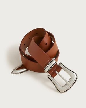 J.Crew Western Buckle Belt - Red