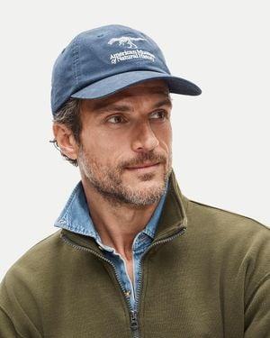 J.Crew American Museum Of Natural History For Embroidered Baseball Cap - Blue