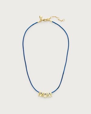 J.Crew Mom Charm Necklace - Metallic