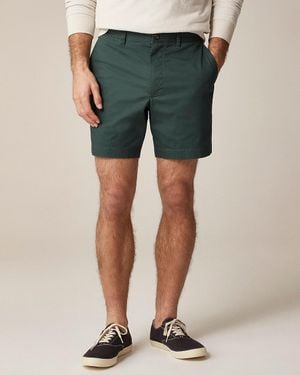 J.Crew "7" Portsider Stretch Chino Short" - Green