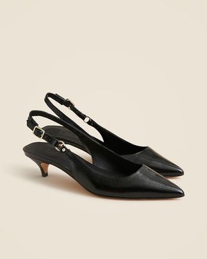 J.Crew Robin Kitten Heels - Black