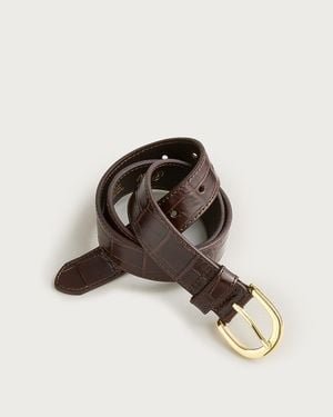 J.Crew Classic Belt - Blue