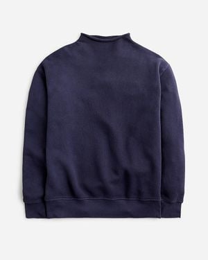 J.Crew Heritage Terry Rollneck Sweatshirt - Blue