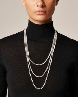 J.Crew Layered Necklace - Black