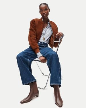 J.Crew Chelsea Pull-On Boots - Blue