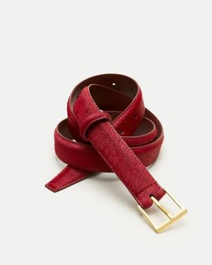 J.Crew Berkeley Belt - Red