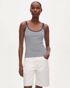 J.Crew Perfect Rib Scoopneck Tank Top - Multicolor