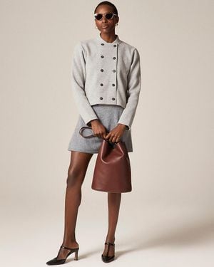J.Crew Double-Breasted Jacket - Natural