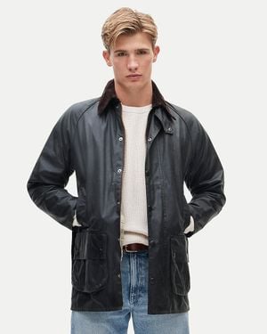 J.Crew Barbour Beaufort Wax Jacket - Black