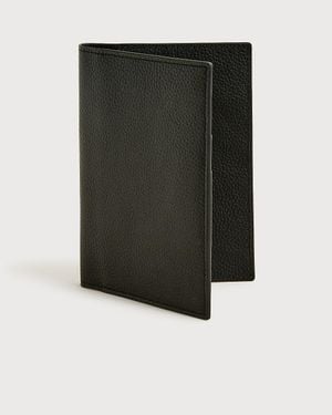 J.Crew Leather Passport Holder - Black