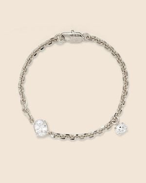 J.Crew Lady Crystal Tilt Bracelet - Natural