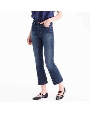 J.Crew Billie Demi-boot Crop Jean In Loma Vista Wash - Blue