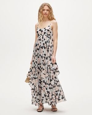 J.Crew Ruffle Maxi Dress - White