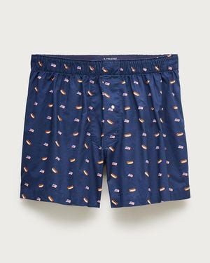 J.Crew Printed Boxers - Blue