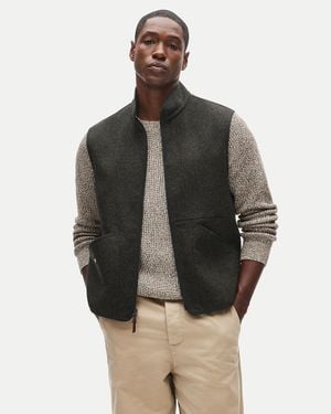 J.Crew Wool-Blend Work Vest - Gray