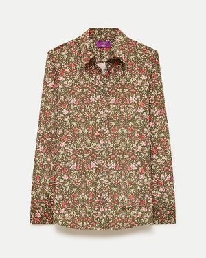 J.Crew Jules Classic-Fit Button-Up Shirt - Natural