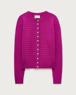 J.Crew Perfect Cashmere Cardigan - Pink