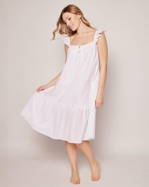 J.Crew Petite Plume Nightgown - White