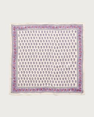 J.Crew Printed Silk Scarf - Pink
