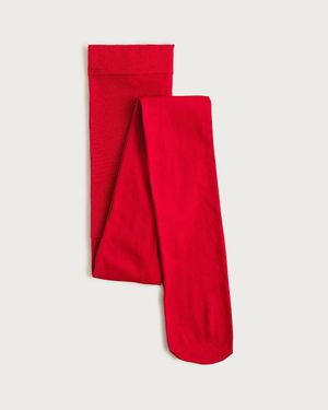 J.Crew Control-Top Opaque Tights - Red