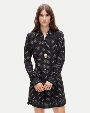 J.Crew Tall Ophelia Long-Sleeve Dress - Black