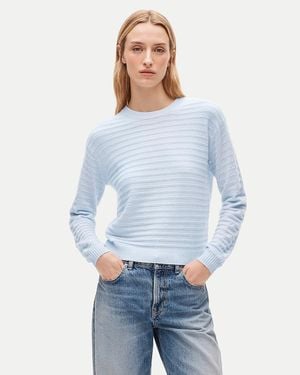 J.Crew Perfect Cashmere Crewneck - Blue