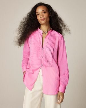 J.Crew Pintuck Top - Pink
