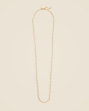 J.Crew Long Faux- Necklace - Natural