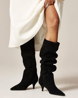 J.Crew New Stevie Knee-High Boots - Black