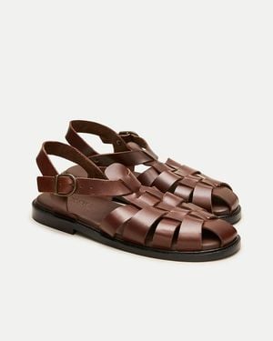 J.Crew Fisherman Sandals - Brown