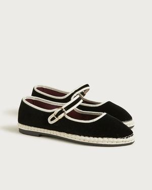 J.Crew Flabelus X Mary Jane Espadrilles - Black