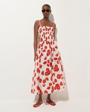 J.Crew Wave Maxi Dress - Red