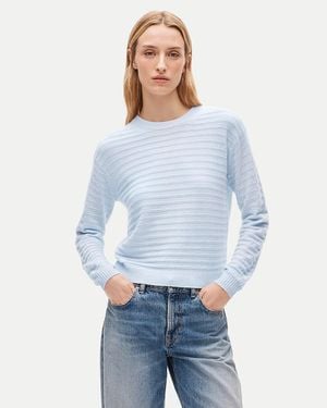 J.Crew Perfect Cashmere Crewneck - Blue