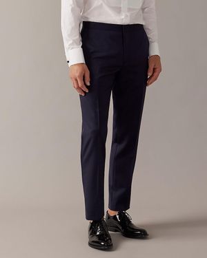 J.Crew Ludlow Slim-Fit Tuxedo Pant - Blue