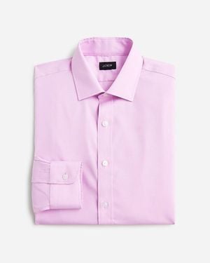 J.Crew Slim-Fit Bowery Wrinkle-Free Stretch Cotton Shirt With Spread Collar - Pink